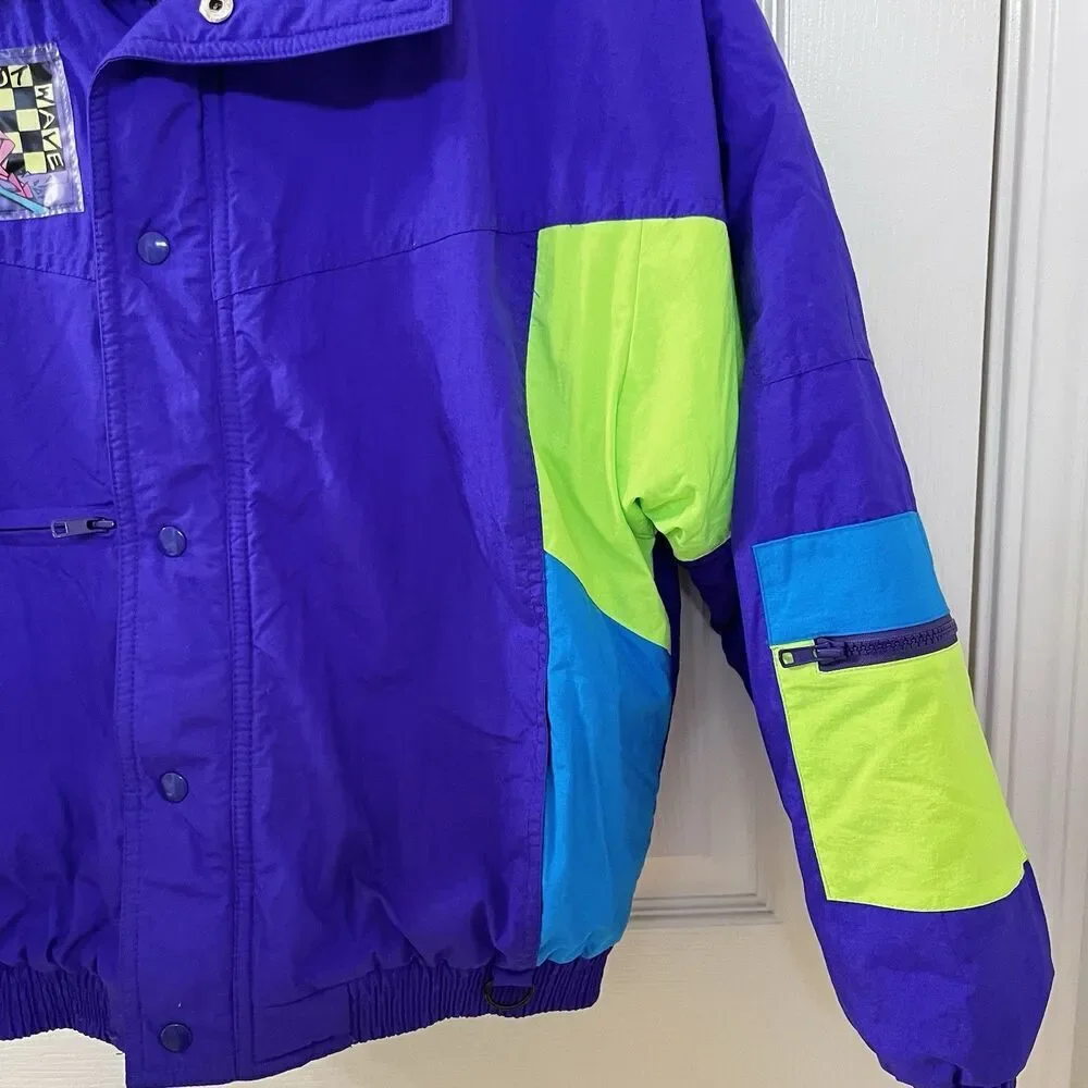 Vintage Hot Gear Waterproof Insulated Winter Jacket 80s Hot Wave Youth Size 14